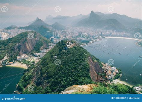 Aerial View Of Rio De Janeiro Brazil Stock Image Image Of Life