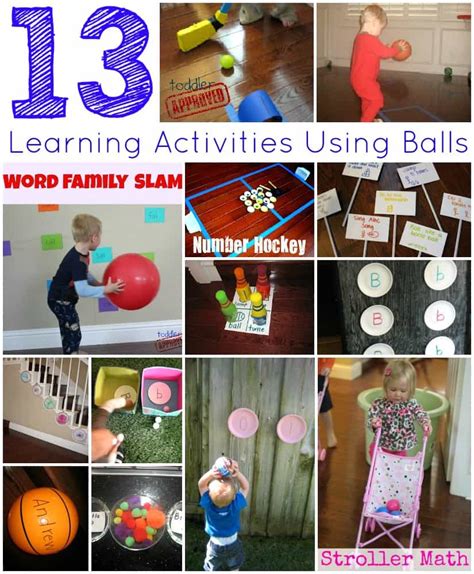 13 Simple Learning Activities Using Balls Toddler Approved
