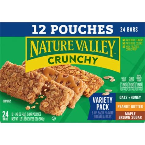 Nature Valley Crunchy Granola Bars Variety Pack 12 Ct 149 Oz Qfc