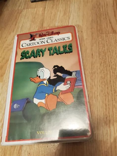 WALT DISNEY CARTOON Classics Scary Tales Volume VHS bande à clapet vintage EUR PicClick FR