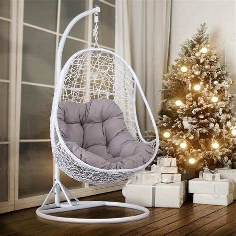 Half chair and ottoman sets club chairs convertible chairs dish chairs glider chairs recliners rocking chairs settees sleeper chairs slipper chairs swivel chairs 1 2 3 4 5. Modern Hanging Pod Egg Swing Chair - CoolTecGadgets in ...