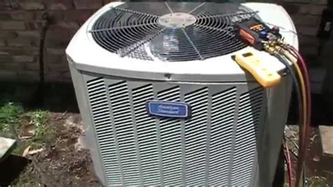 Hvac Service American Standard Compressor Replacement Youtube