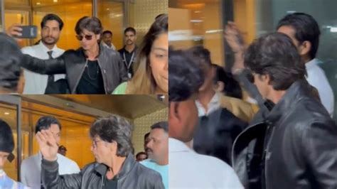 Shah Rukh Khan Refuses To Click Selfie With Fan At Airport Pushes His