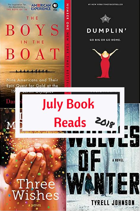 July Book Reads Books Read Books Best Books