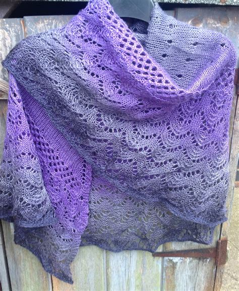 crescent shawl knitting pattern mikes nature