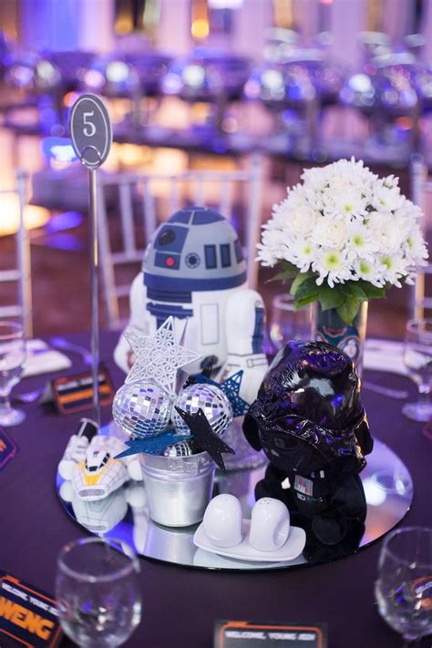 4.0 out of 5 stars. Kara's Party Ideas Blue and Silver Star Wars Birthday ...