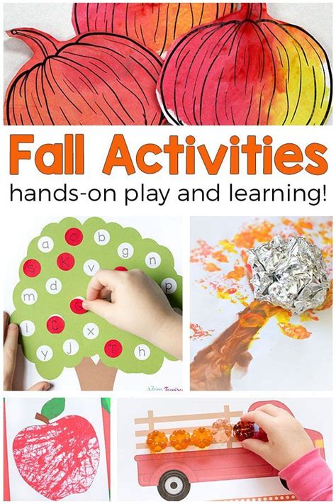 The Best Fall Activities For Preschool Pre K And Kindergarten Fun
