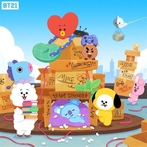 Bt21 Japan Official On Twitter Bts Chibi Bts Wallpaper Bts Fanart