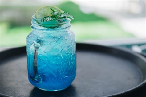 Sparkling Blue Mocktail How To Make Sparkling Blue Mocktail