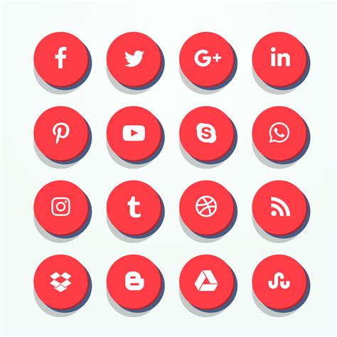 Social Media Icons Svg Code Best Design Idea