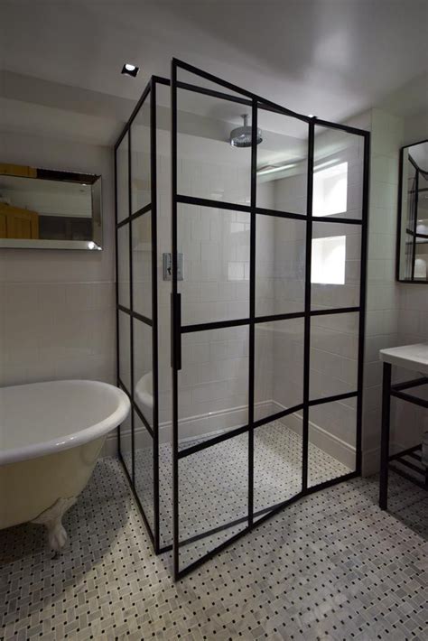 Crittall Style Shower Screen From Creative Glass Studio In London