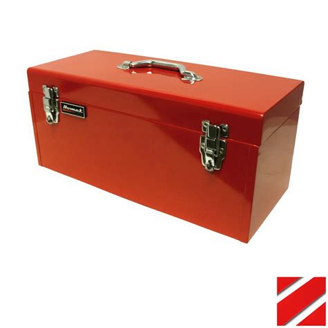 Shop Homak 20 In Lockable Red Steel Tool Box At
