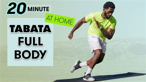 20 Minute Tabata Full Body Workout No Equipment At Home Video