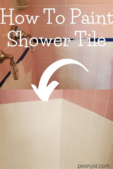 Painting Shower Tile Should You Do It Peony Street