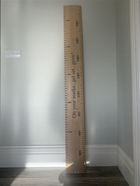 Ash Height Ruler With Metric And Feetinches Kerry Signature Furniture