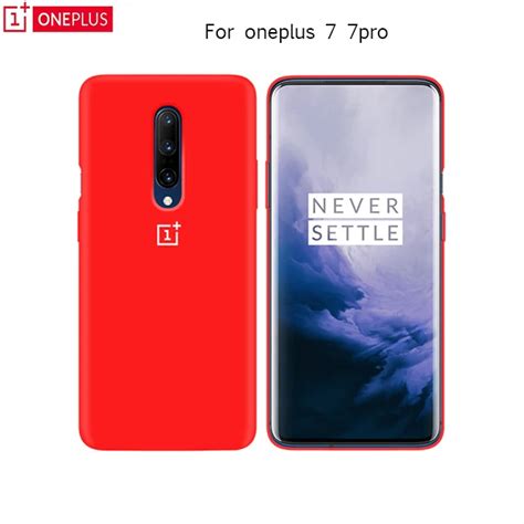 Oneplus 7 Pro Case Original Official Silicone Soft Ultra Thin