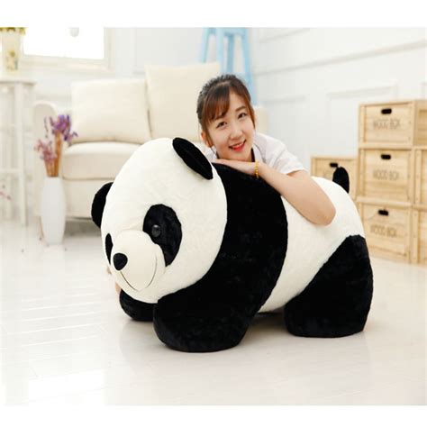 Cute Stuffed Animal Giant Panda Plush Toy Kawaii Kids Doll Soft Pillow
