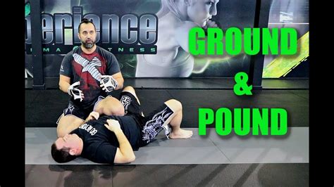 MMA Striking Ground Pound Mount Position YouTube