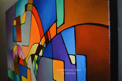 Unified Theory Original Abstract Geometric Painting For Sale By Sally