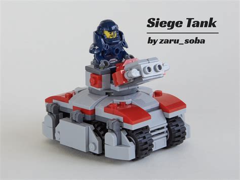 Lego Moc Starcraft Siege Tank By Zarusoba Rebrickable Build With Lego