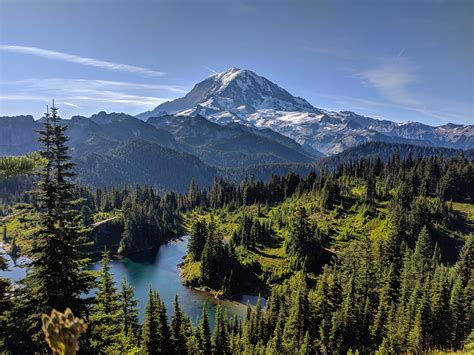 A Beautiful Day At Mt Rainier National Park Rseattle