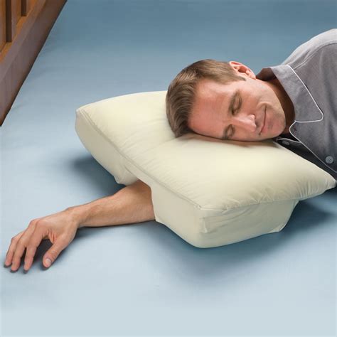 The Arm Sleepers Pillow Hammacher Schlemmer