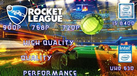 Rocket League Gameplay On Intel Graphics Uhd 630i5 8400 Youtube