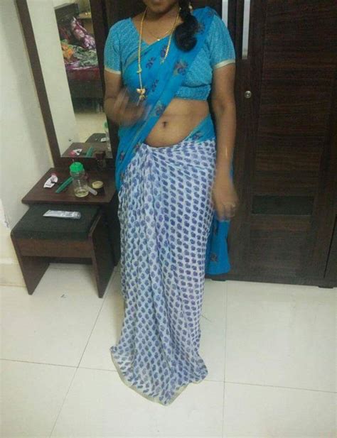 South Indian Tamil Aunty In Saree Exposed Navel And Boobs Sutra X