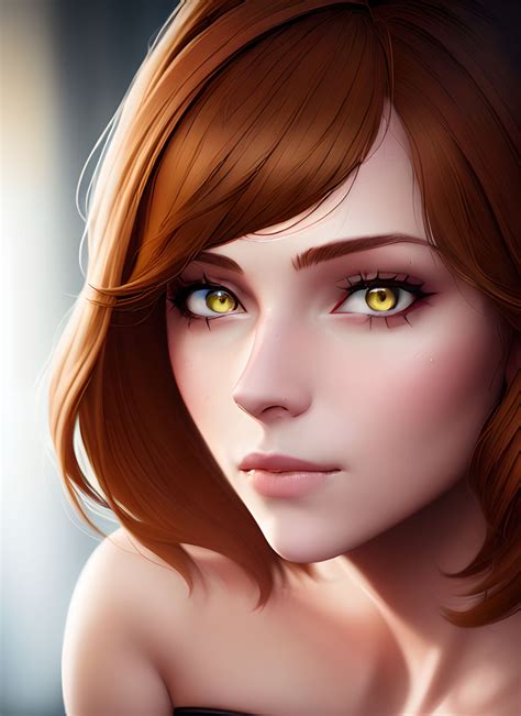 Rule 34 1girls Ai Generated Brown Hair Stable Diffusion Yellow Eyes