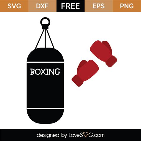 Free Boxing Svg Cut File