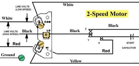 Two Speed Fan Motor Wiring Diagram Hunter 21620 42 Fan Wiring Diagram