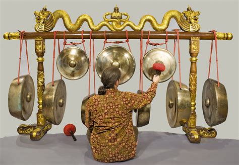 Gongs Suwukan And Kempul From Javanese Gamelan At The National Music Museum
