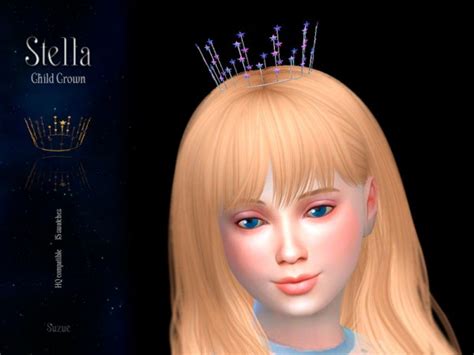 The Sims Resource Stella Child Crown By Suzue Sims 4 Downloads