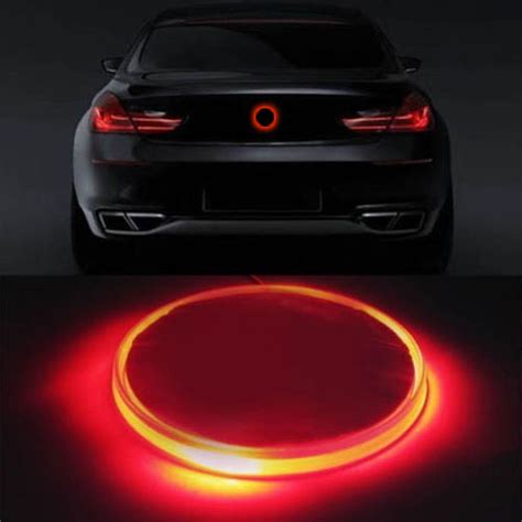 This was the emblem that bmw used to present itself at the motor show in berlin in 1924. 1Pc Red LED Light Car Decal Sticker Logo Badge Emblem Light Lamp 82mm For BMW 3 5 7 Series ...