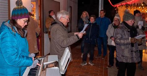 Arfurter Singen Gemeinsam Weihnachtslieder Mittelhessen