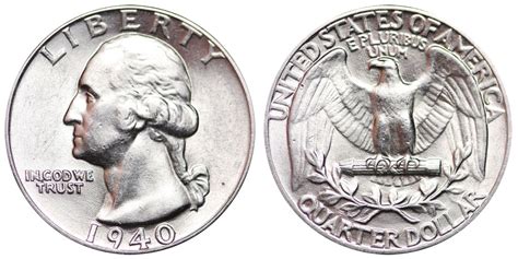 1940 Washington Silver Quarter Coin Value Prices Photos And Info