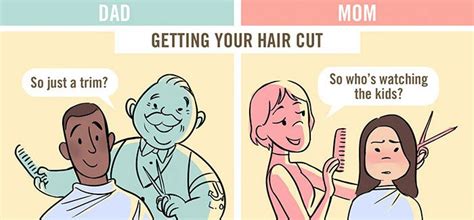 Honest Comics About How Differently Society Treats Dads Vs Moms