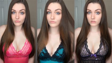Sexy Lingerie Try On Haul 18 Only Ally Hardesty Youtube
