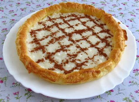 Rice Pudding Pie Food From Portugal Recipe