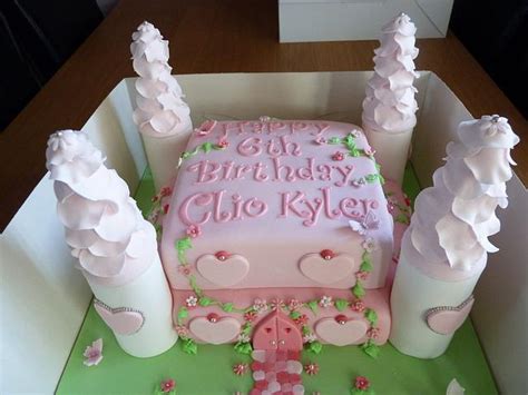 Princess Castle Decorated Cake By Sharon Todd Cakesdecor