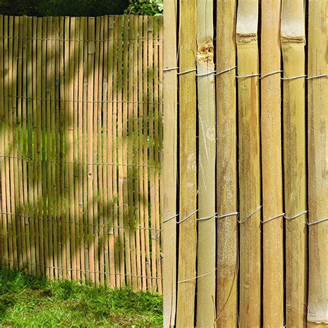 Bamboo Slat Fencing Screening Rolls 4m Garden Outdoor Privacy Best
