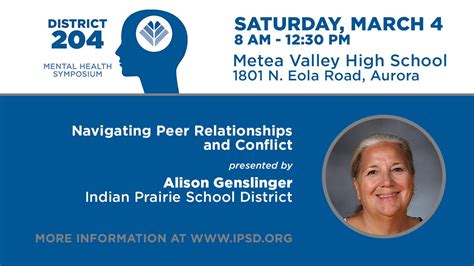 indian prairie 204 on twitter hear from alison genslinger on navigating peer relationships and