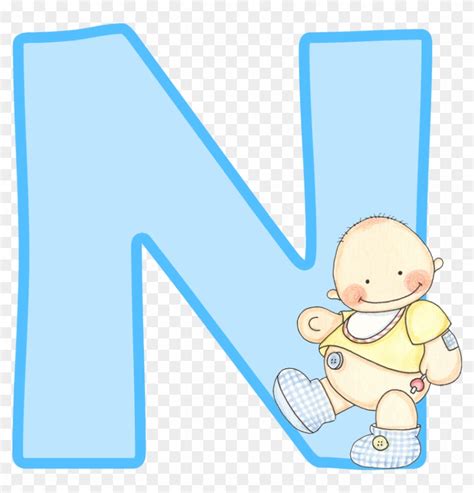 Alfabeto Con Lindo Bebé Baby Shower Niño Free Transparent PNG
