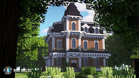 Springfield House Second Empire Victorian Mansion Minecraft Map