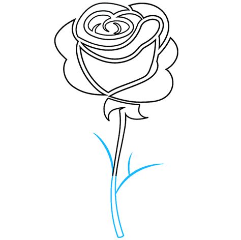 How To Draw A Rose Tattoo Really Easy Drawing Tutorial