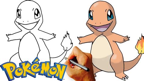 How To Draw Pokemon Charmander Step By Step Easy How To Draw Squirtle
