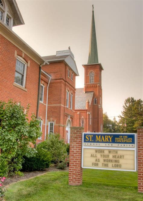 St Mary Church Saint Mary Of The Immaculate Conception Avon Oh