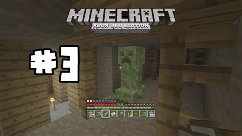 Minecraft Xbox 360 Underground Survival 3 Creepers Be Creeping