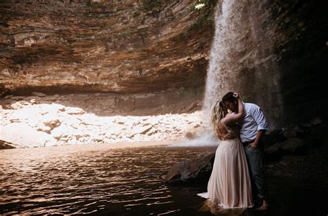Steamy Waterfall Engagement Is Couple Goals I Do Yall Outdoor Shoot Engagement Couple Goals
