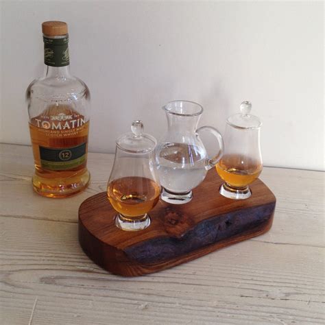 Natural Wooden Stand For Scottish Glencairn Whisky Glasses Etsy